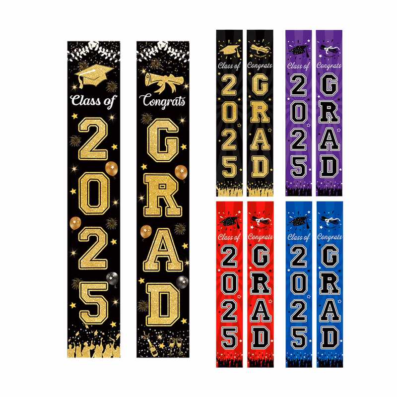 Graduation Decorations Porch Banner