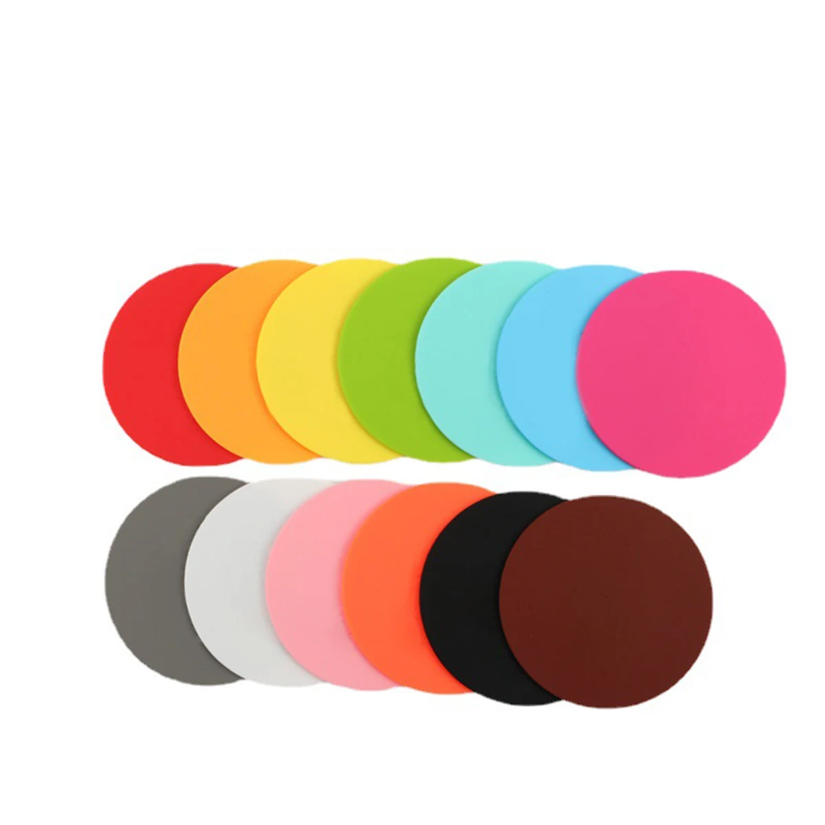Multicolor Silicone Coaster Set 1