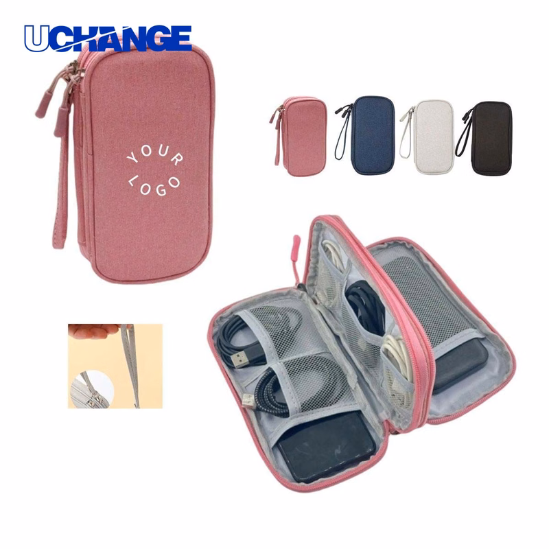 Digital Accessory Bag Organizer Compact with Mesh Pockets
