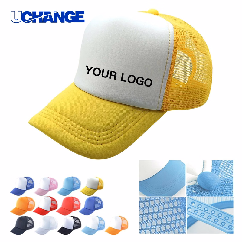 Polyester Mesh Trucker Hat Headwear for Sun Protection