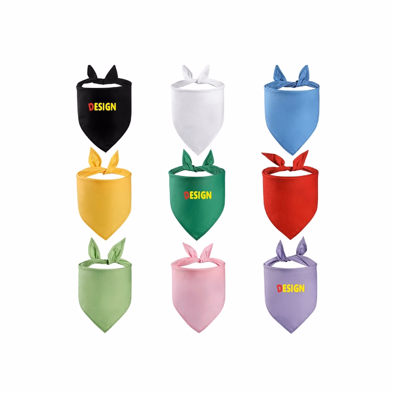 Pet Triangle Bibs Bandana MOQ 50PCS