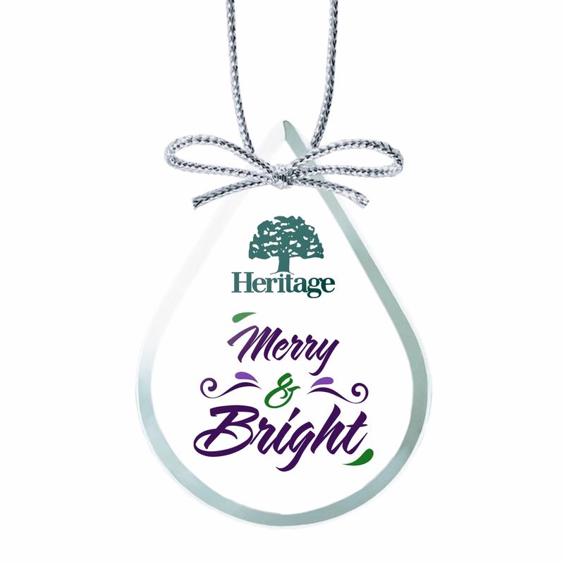Jade Ornament - Teardrop VividPrint™