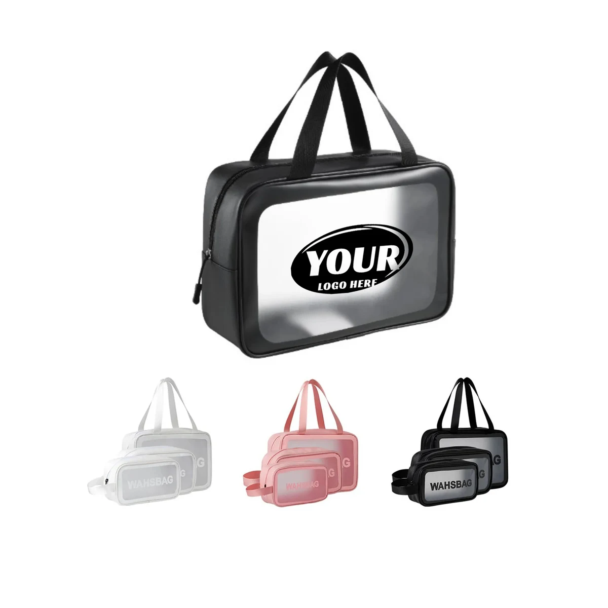 PVC Waterproof Transparent Cosmetic Bag 1