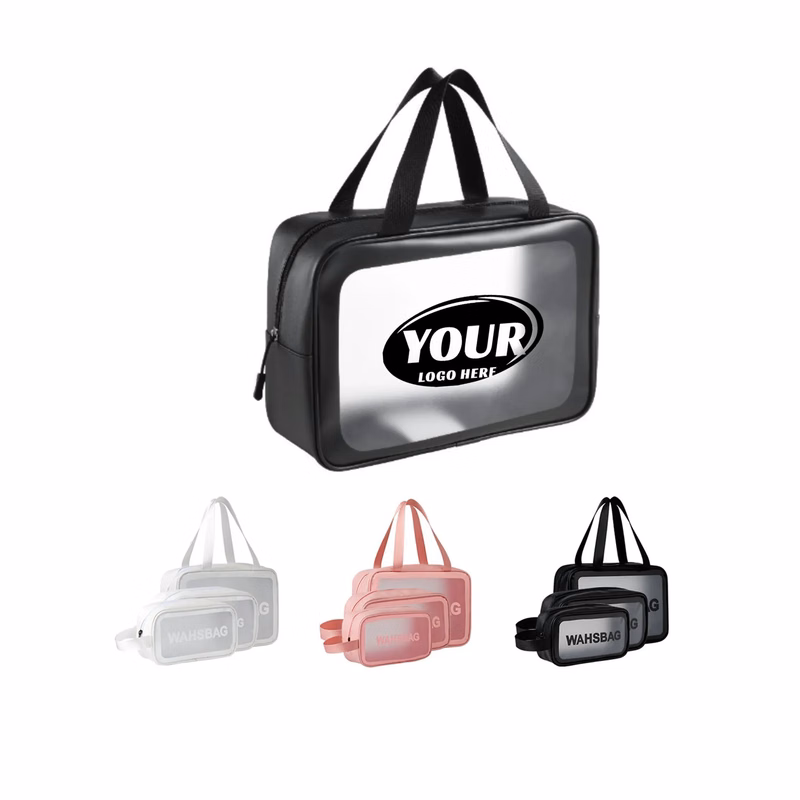 PVC Waterproof Transparent Cosmetic Bag