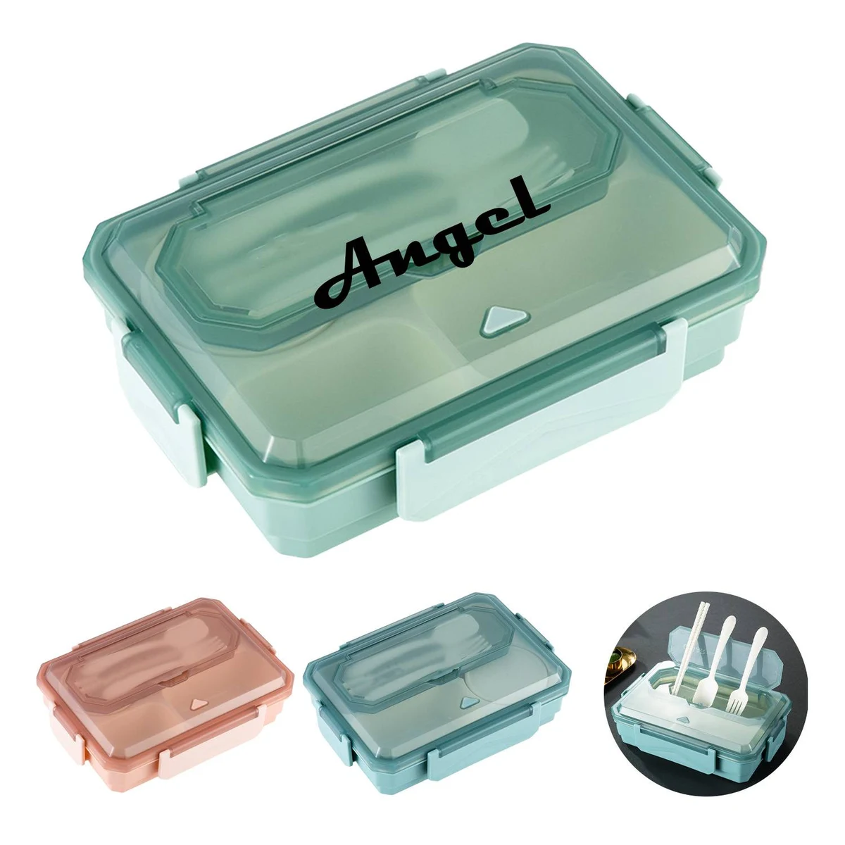 Large Capacity Double Layer Insulated Lunch Box 1
