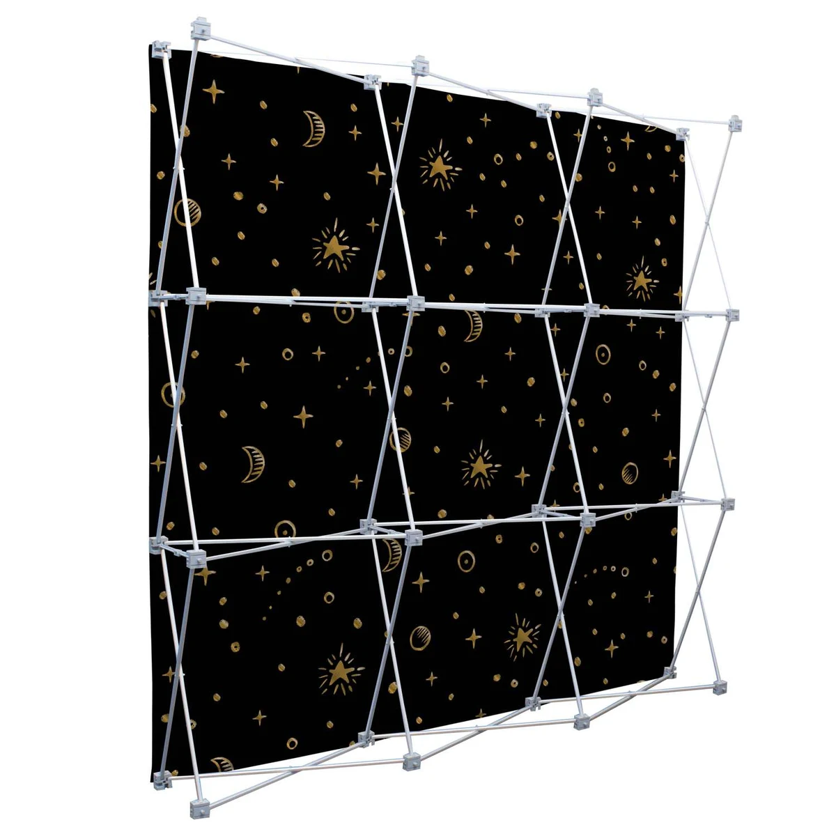 Deluxe GeoMetrix 9-Quad Back Wall Panel (Graphic Only) 1