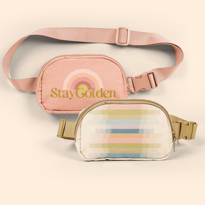 SIMPLE BELT BAG - 4CP PIGMENT DYED CANVAS
