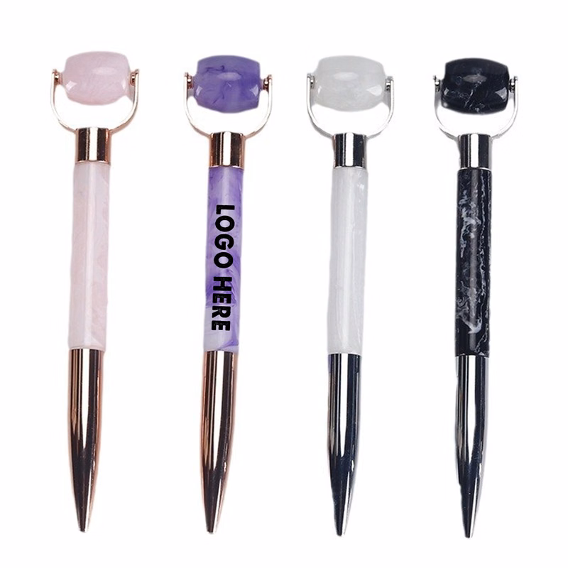 Resin Beauty Facial Roller Massage Writing Pen