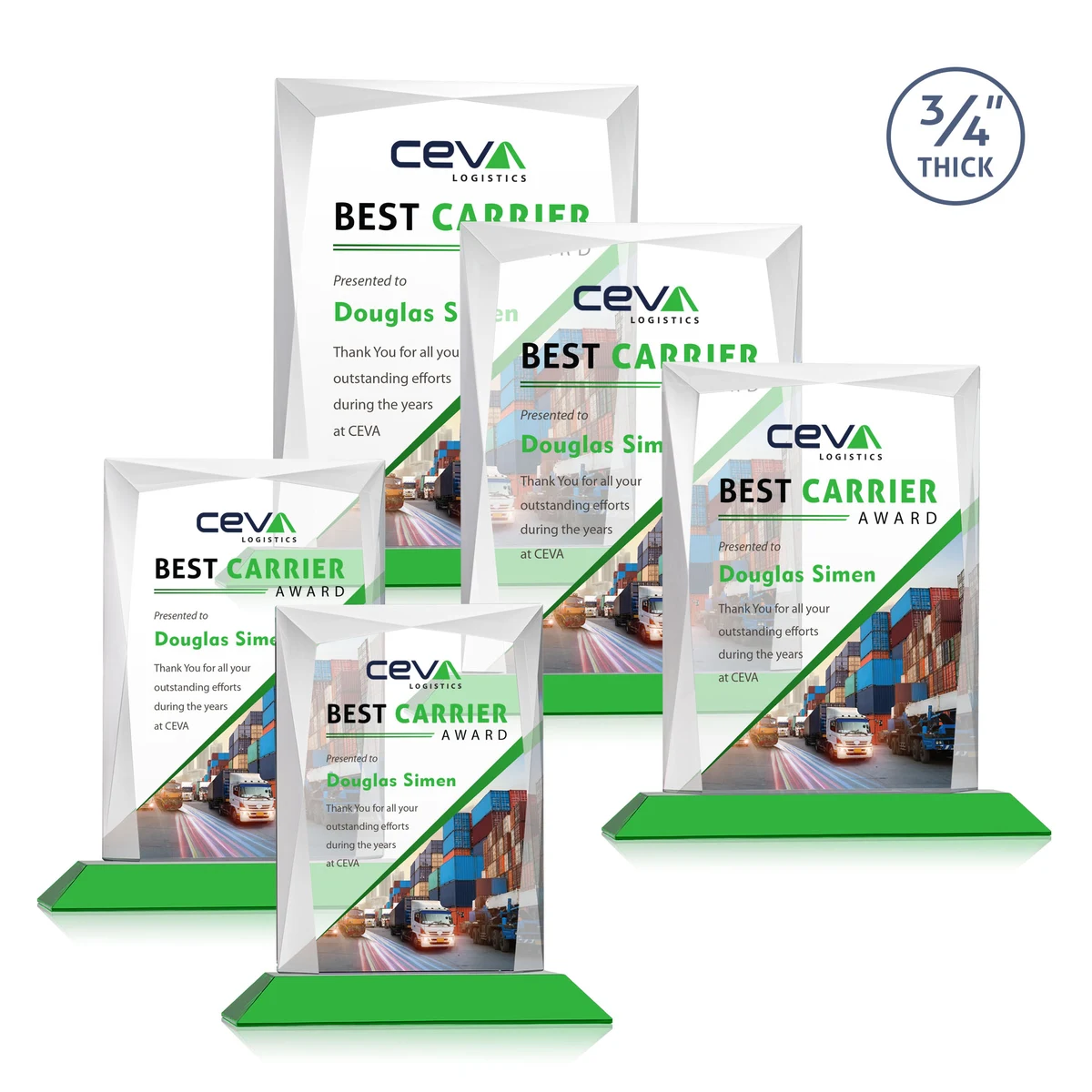 Messina VividPrint™ Award - Green 1