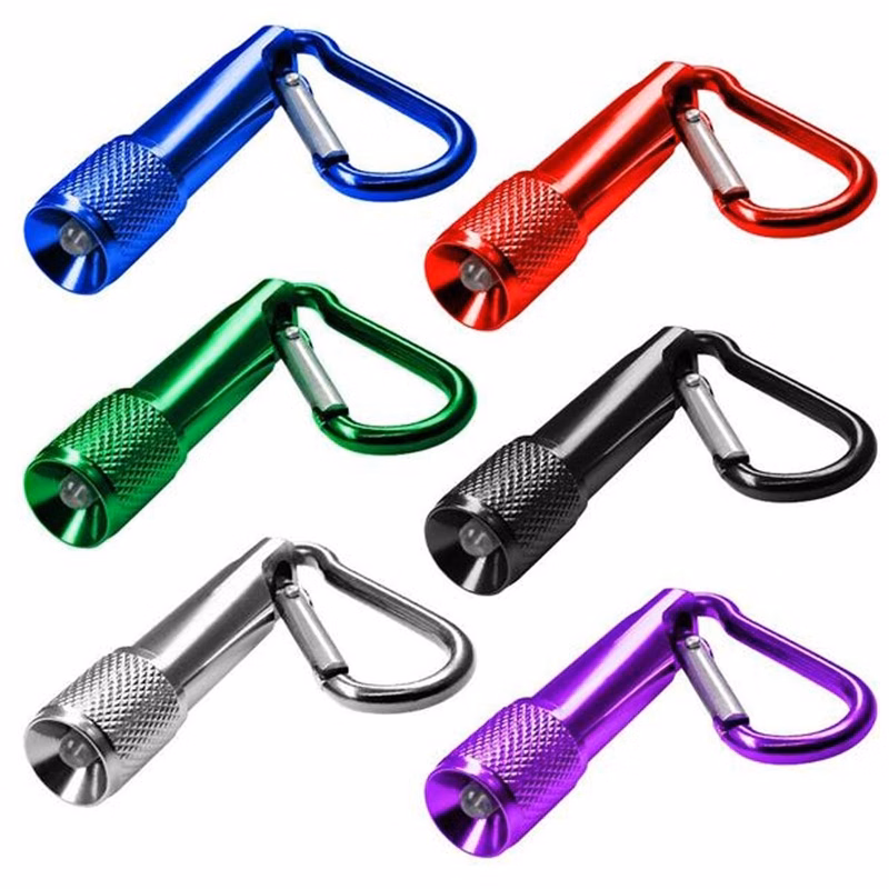 Mini Flashlight With Matching Carabiner Clip