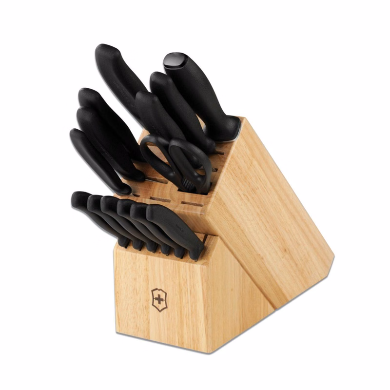 Victorinox® - Swiss Army German Made 15-Piece Block Kitchen Knife Set
