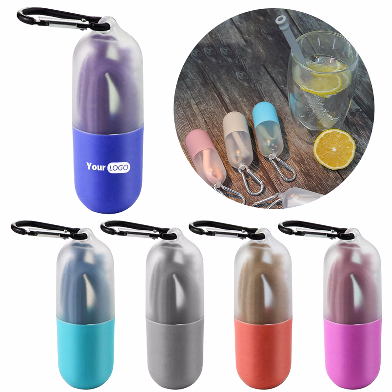 Silicone Eco-Friendly Reusable Straw Set