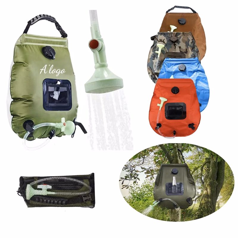 5 gallons/20L Solar Heating Camping Shower Bag