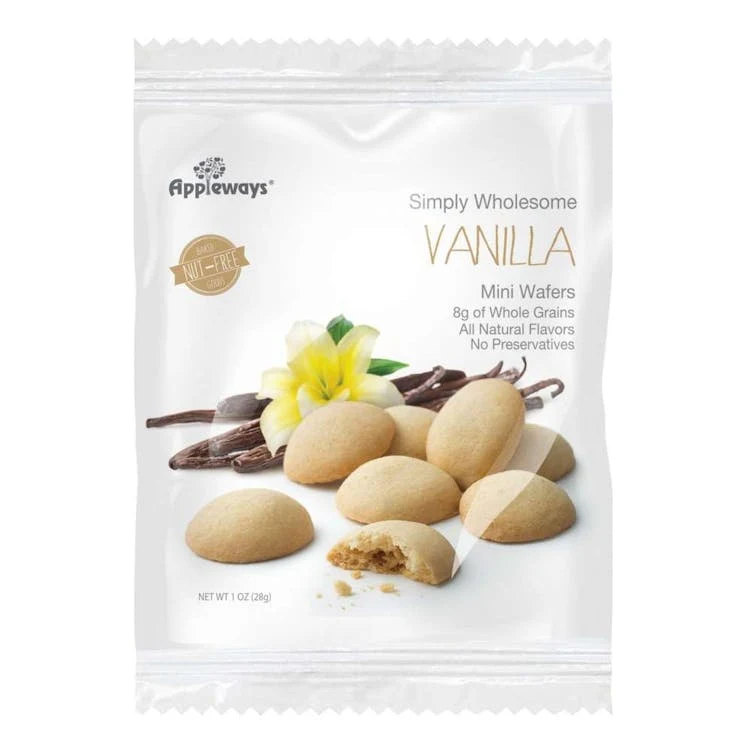 Appleways Mini Vanilla Wafers 1.0oz 1