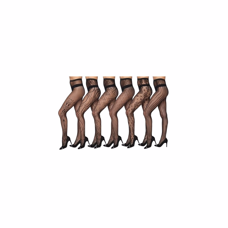 Women's Fishnet Tights - Assorted Patterns One Size