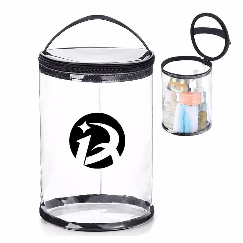 PVC Cylinder Tote Bag