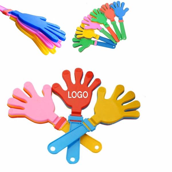Custom Plastic Hand Clappers Noisemaker — Fun Team Building & Event Entertainment