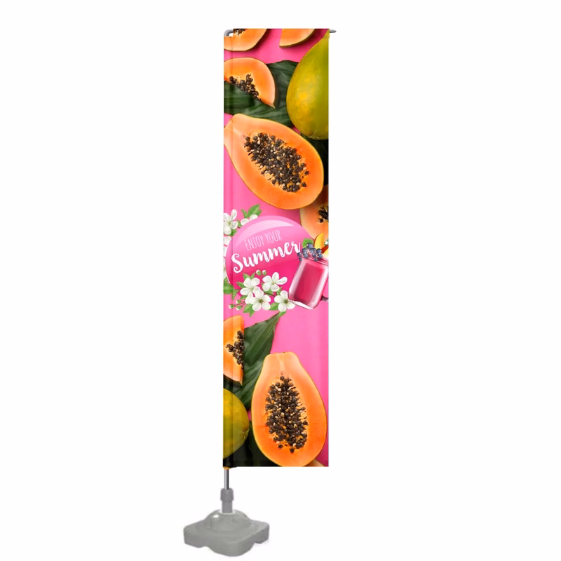 Custom Digital Printed Standard Tower Flags 13' x 35"