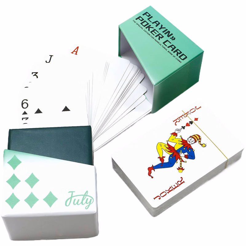 2 Deck Black Core Poker Cards Set