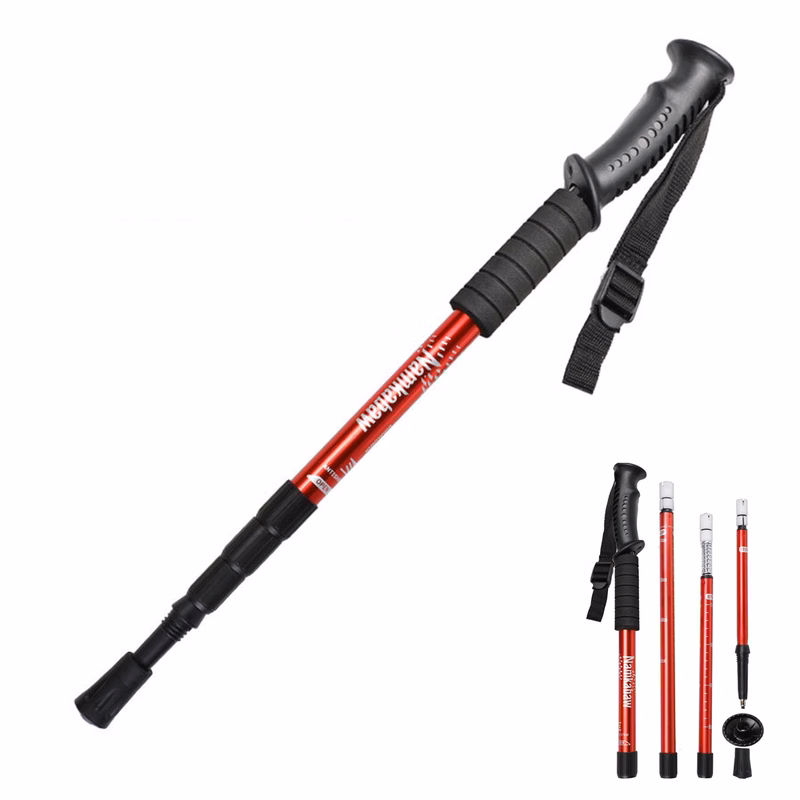 Collapsible Aluminum Hiking Walking Pole Sticks