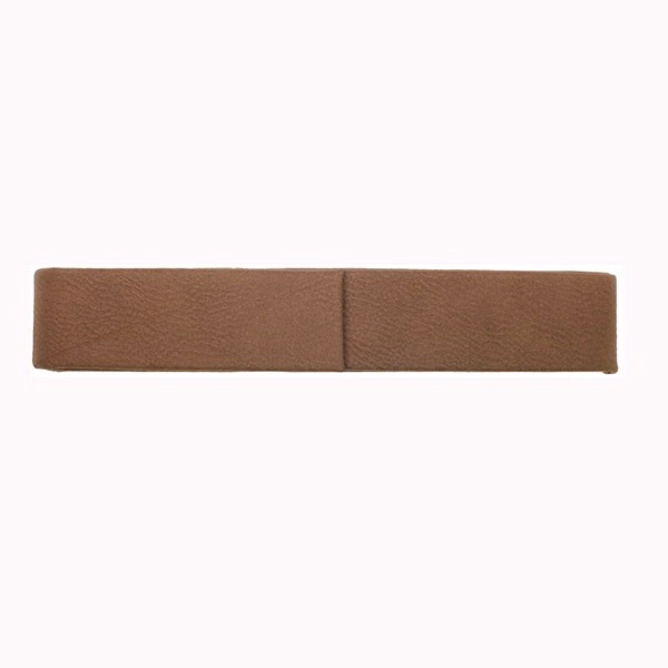 Leatherette Single Pen Case - Dark Brown Laser Engraved