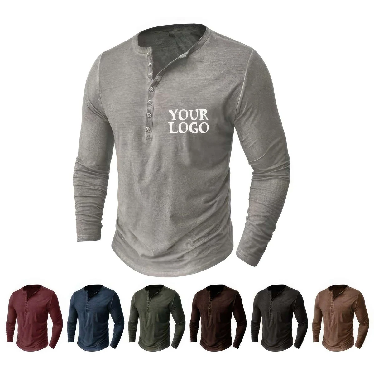 Men's Long Sleeve Shirts Casual Tops 1