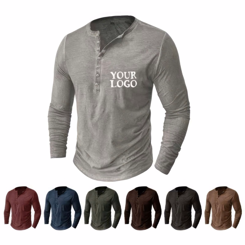 Men's Long Sleeve Shirts Casual Tops