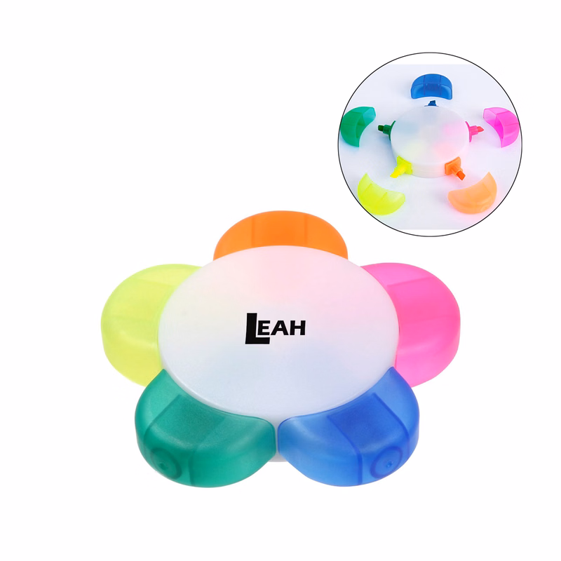 Flower Five Multi-Color Highlighter