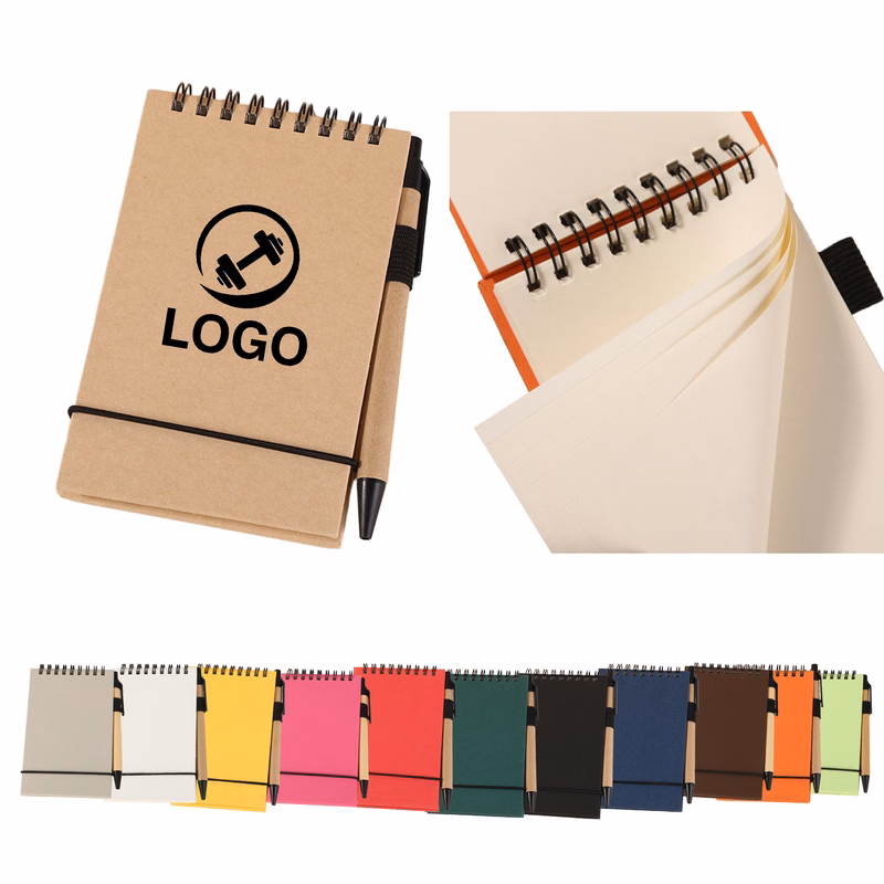 Pocket Notebook 3.6 x 5.8 Inch with Pen