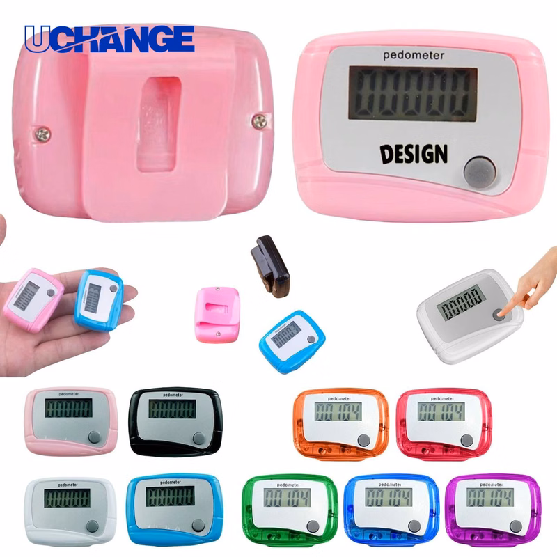 Simple Digital Step Counter Pedometer Device