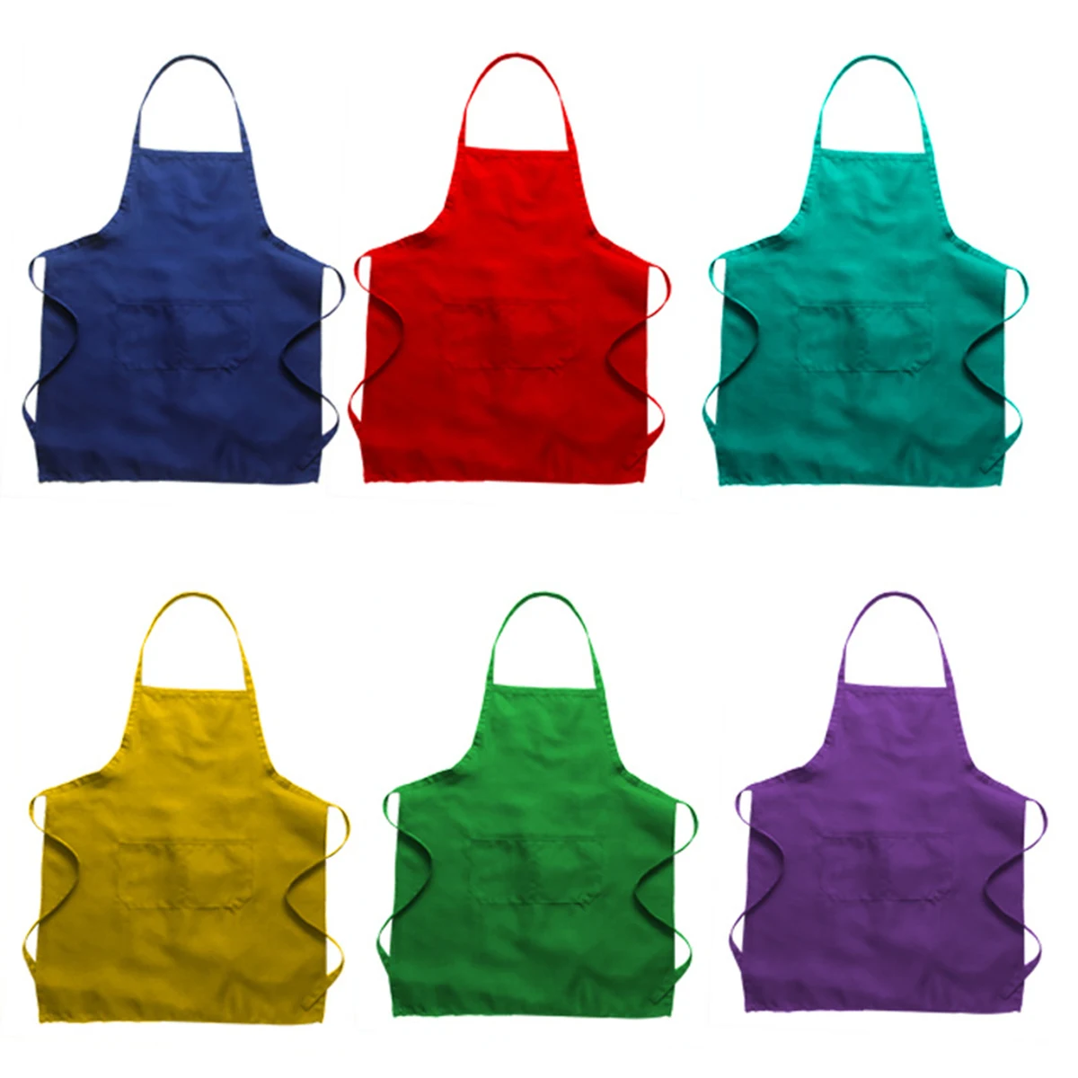 Large Pocket Kitchen Aprons 1