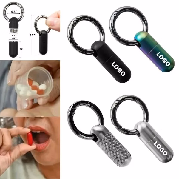 Portable Titanium Pill Box