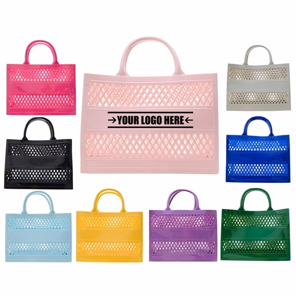 Silicone Beach Tote Bags Jelly Baskets