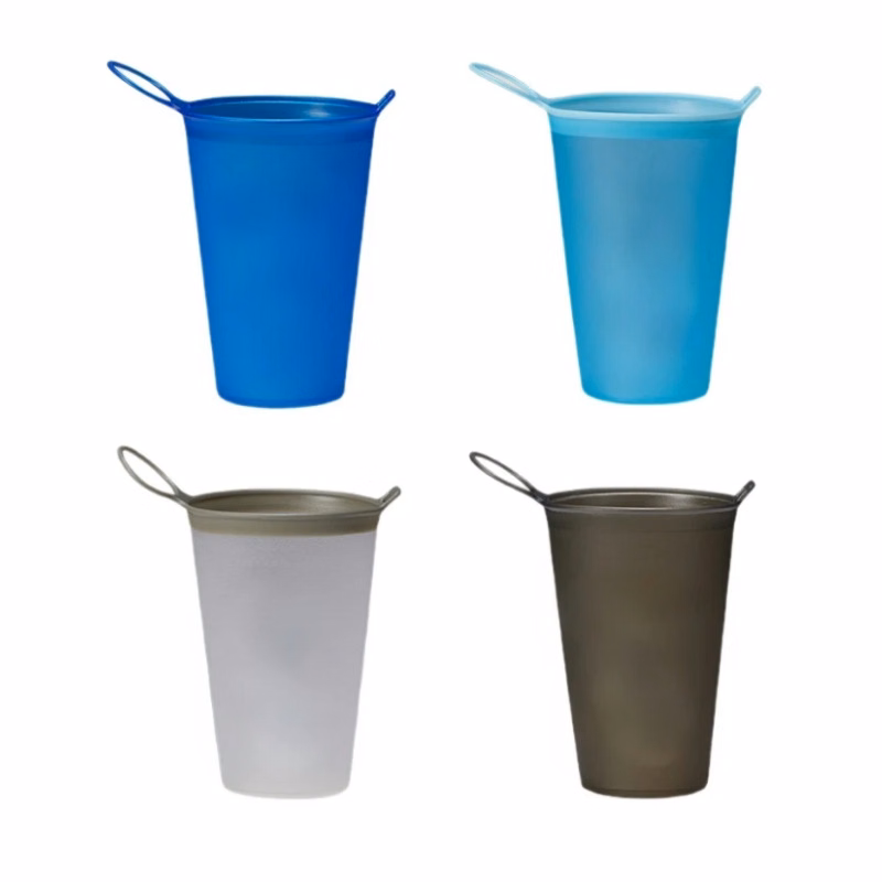 Tpu Running Water Cup Foldable Reusable Protable Mug For Run