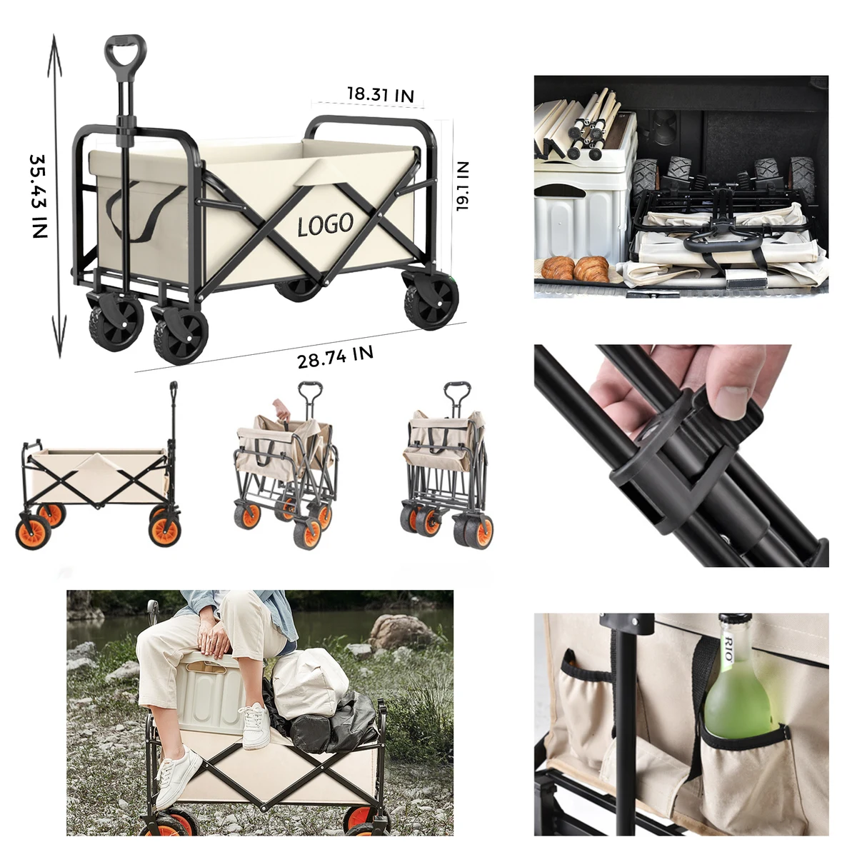 MOQ 10 PCS Camping Trolley 1