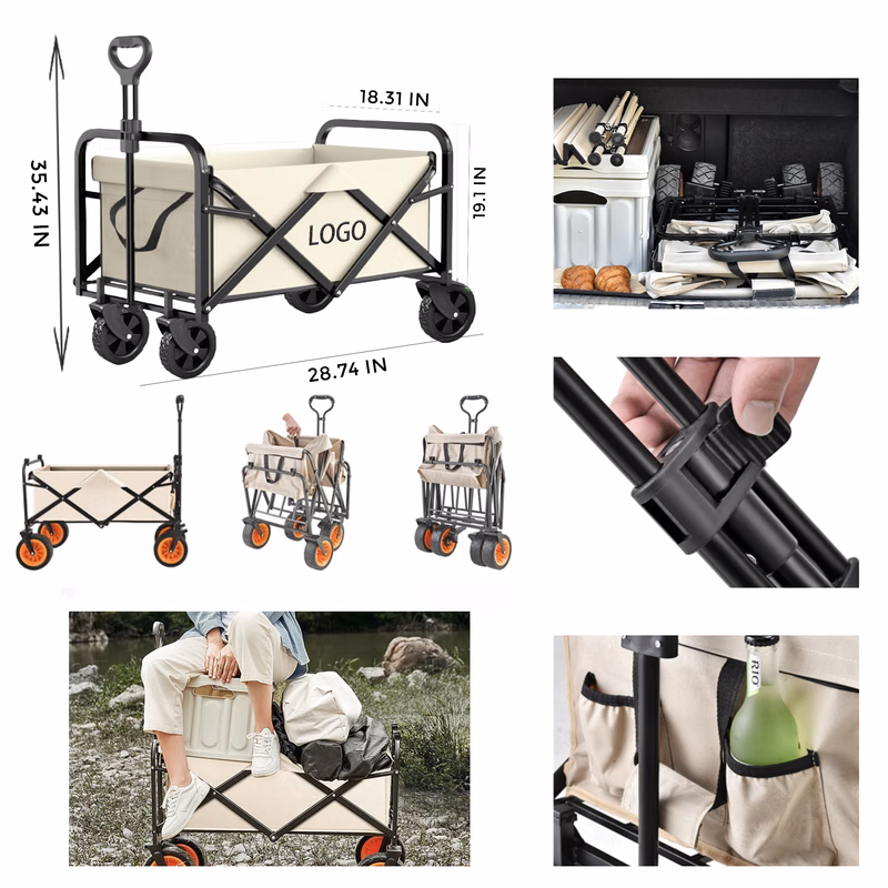 MOQ 10 PCS Camping Trolley