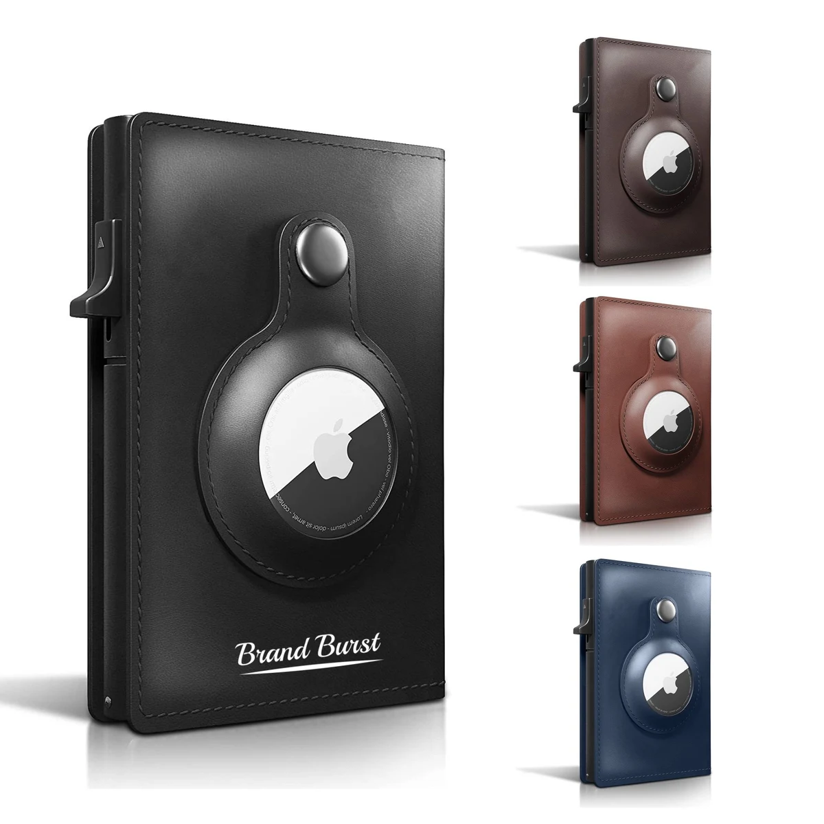Leather Smart Air Tag Wallet 1