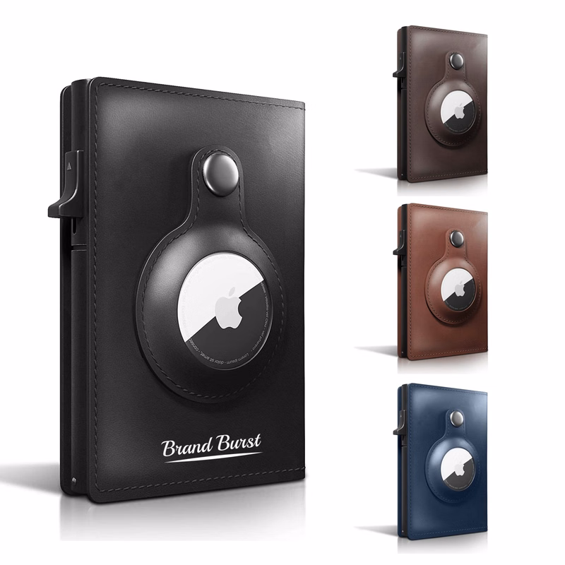 Leather Smart Air Tag Wallet