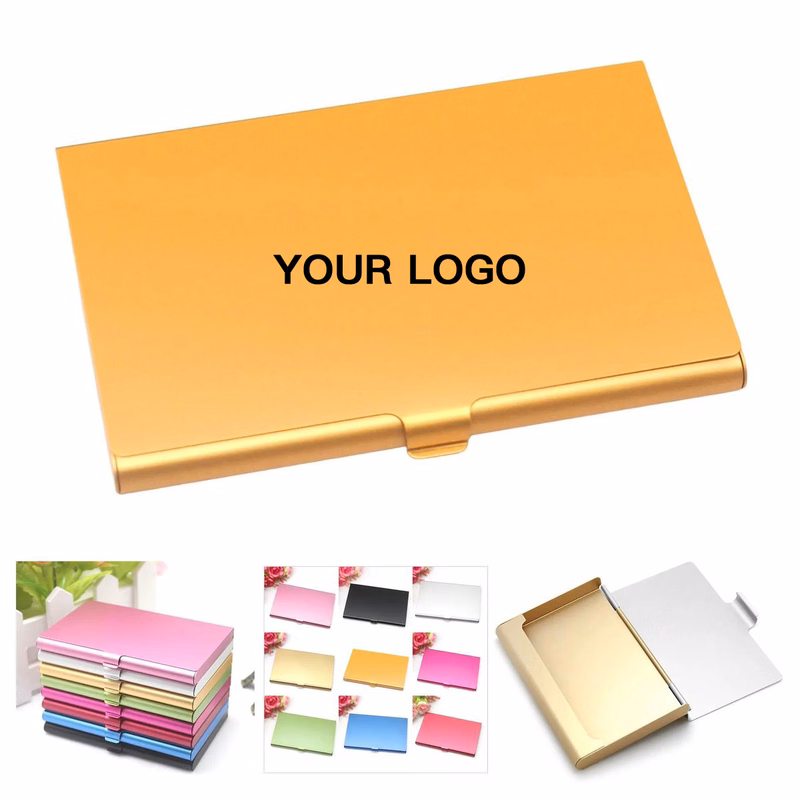 Aluminum Slim Business Card Case