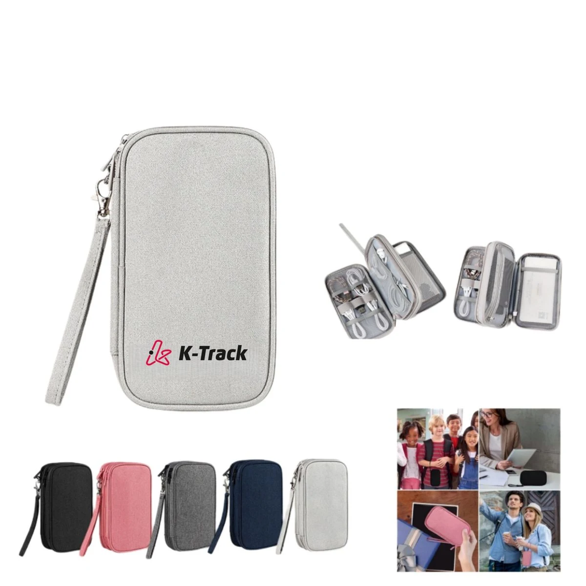Dual Layers Electronics Tech Organizer Travel Case 1