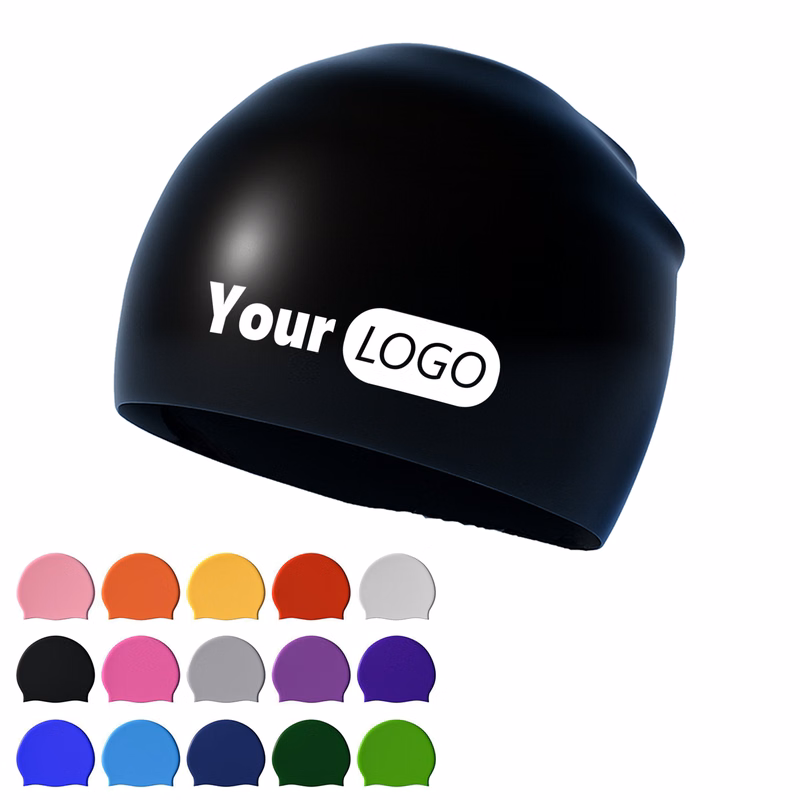 Silicone Swim Cap With Secure Fit