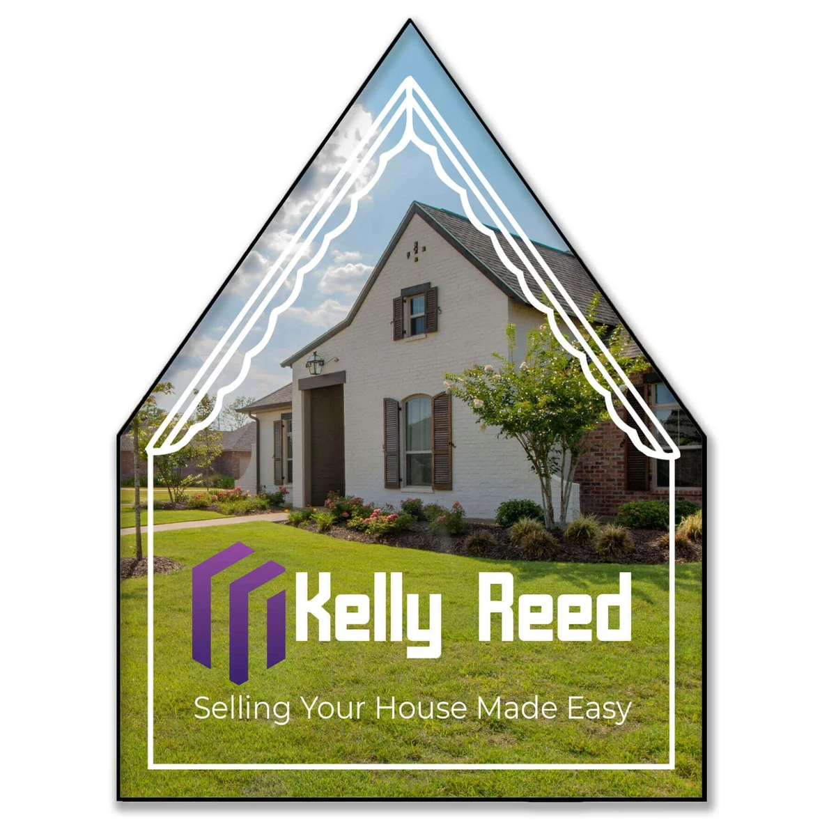 House 2"H x 1.5"W NoteKeeper™ Magnet 35 Mil 1