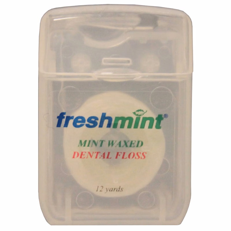 Freshmint Waxed Dental Floss Mint 12 yds