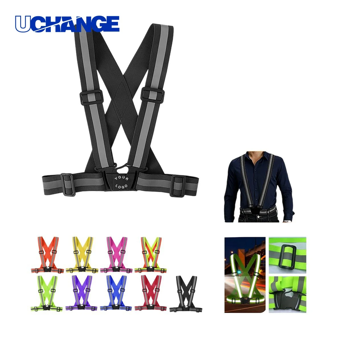 Buckle Closure Safety Vest for Work Use 1