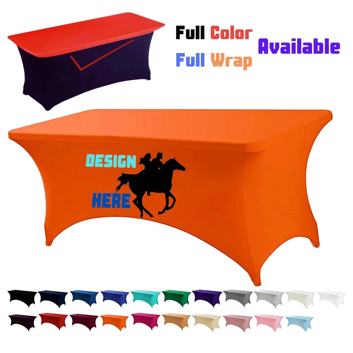 MOQ1 Stretch Tablecloth Table Cover 1