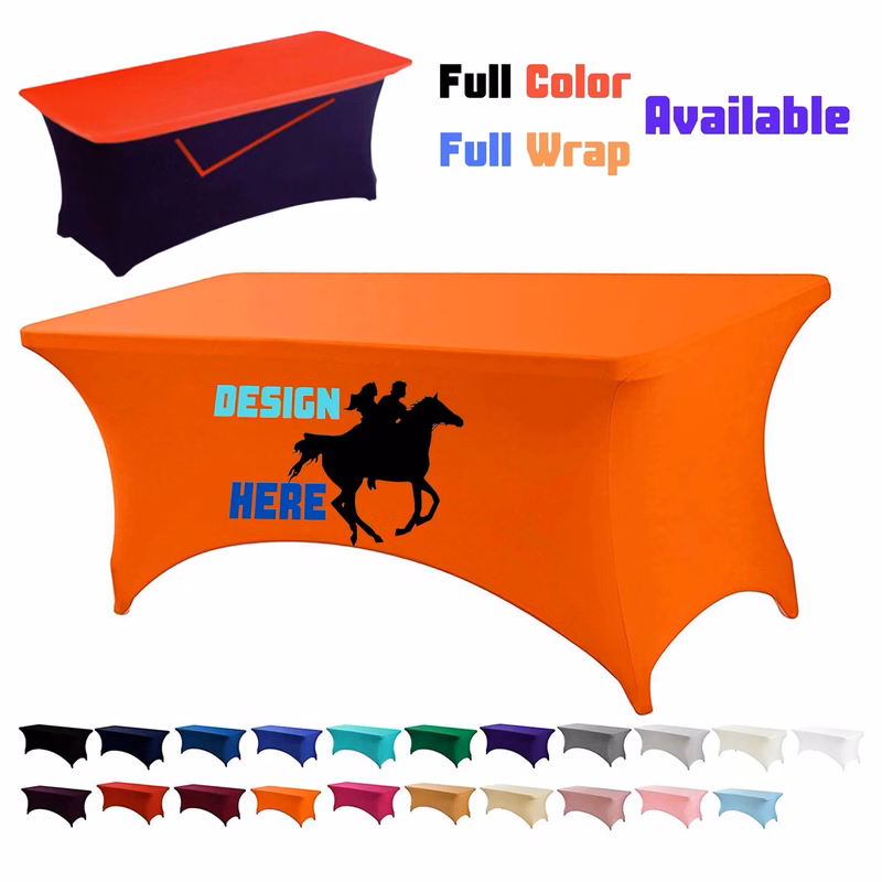 MOQ1 Stretch Tablecloth Table Cover