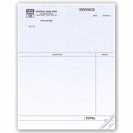 Invoices, Professional, Laser, Parchment