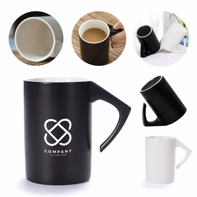 Large Capacity Creative Inverted Ceramic Durable Mug