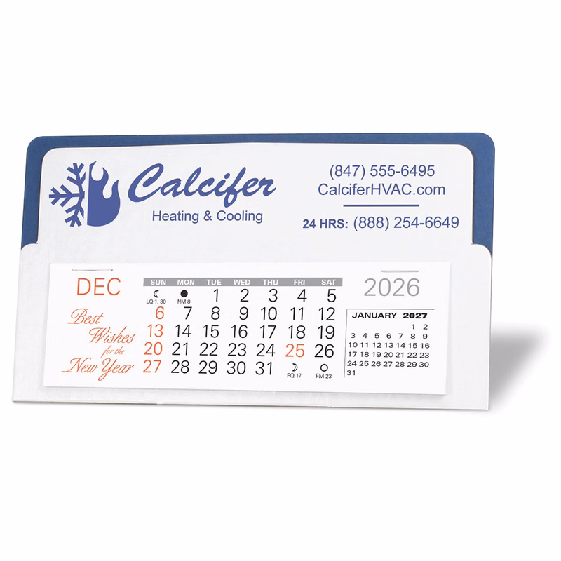Discreet Desk Calendar