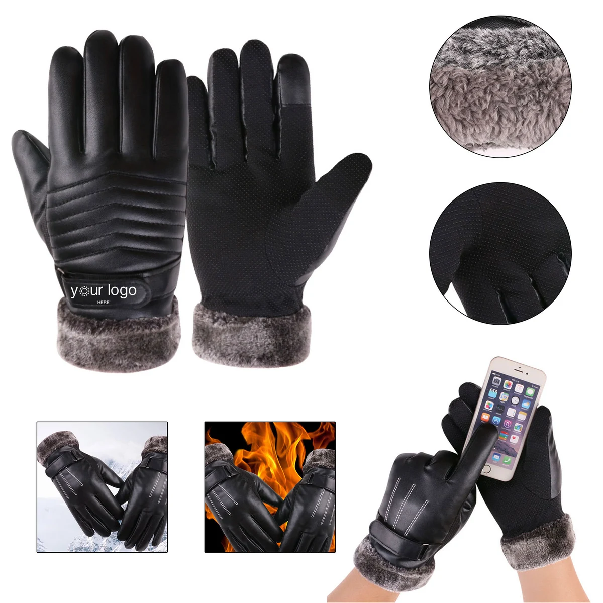 Warm Ski Riding Gloves 1